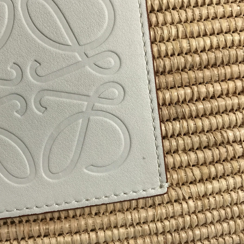 Loewe Square Basket Raffia Handbag - Picture 6 of 7